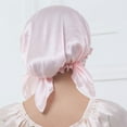 thumbnail image 3 of Guardoinrt Sleep Aid Silk Cap - Say Goodbye To Tossing And Turning for At Night Comfortable Silk Night Sleep Cap Cold Prevention Rubber Red One size fits all 1Set, 3 of 6