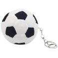 thumbnail image 2 of Llavero de pelota de fútbol de peluche llavero relleno llavero de llave de llave de pelota deportiva mochila, 2 of 5