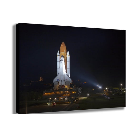 Space Shuttle Endeavor Transportation Canvas Print