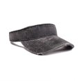 thumbnail image 3 of Minzimin Sport Retro Ripped Sun Visor Hats Adjustable Empty Top Baseball Cap Cotton Ball Caps for Women and Men, 3 of 7