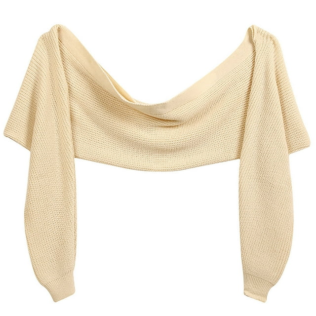 Hooded Cape for Women, Knitted Beach Cover Shirt with Rope Tie, Solid Color Outerwear for Spring Summer, Lightweight Polyester Spandex Blend, One Size Fits Most
