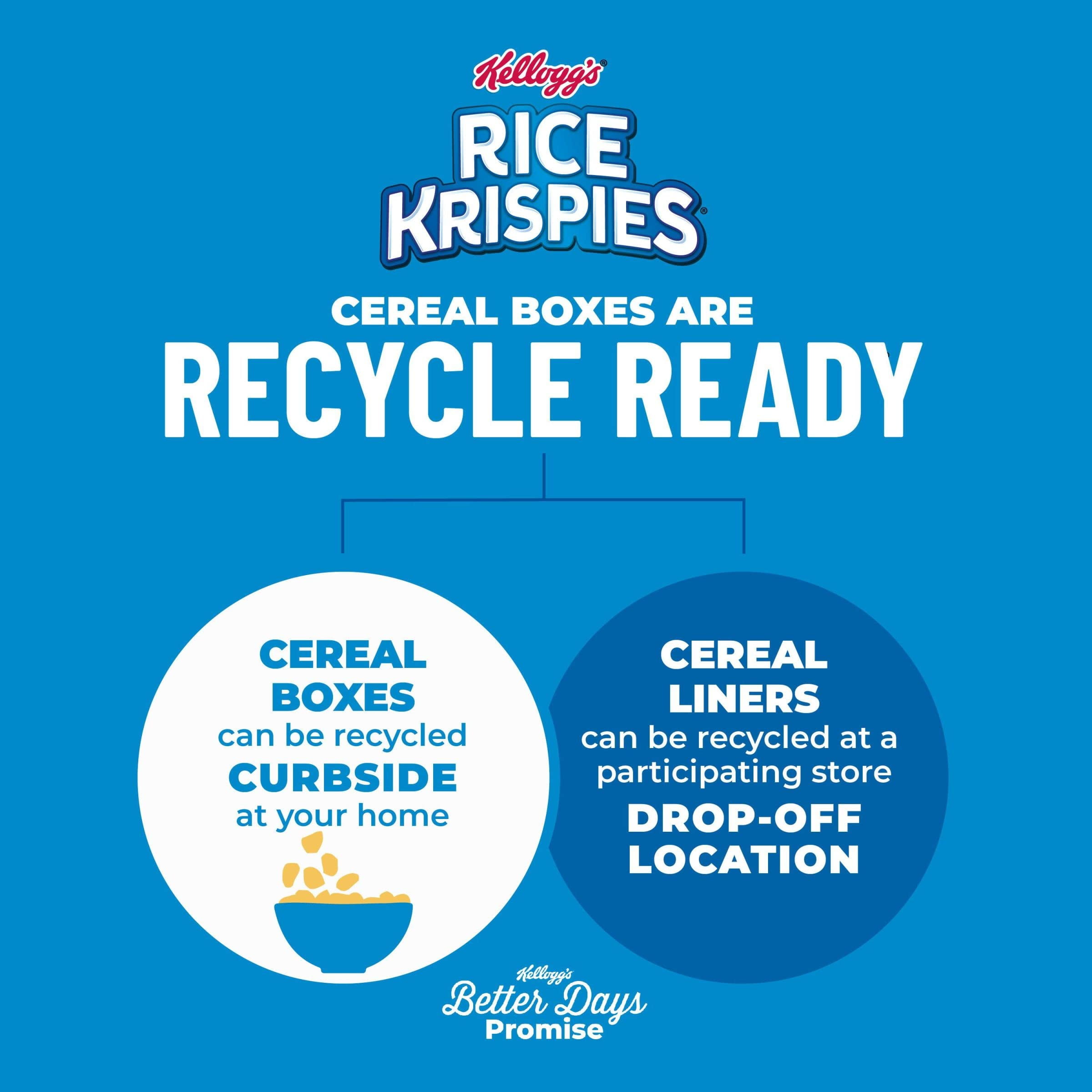 Kellogg's Rice Krispies Original Breakfast Cereal (Pack of 2)
