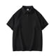 thumbnail image 1 of pstuiky camisetas para hombre, Camiseta holgada con cuello de listones para hombre Blusa holgada con cuello en V camisas casuales para hombre l, 1 of 3