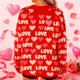 thumbnail image 4 of TaTaai Women's Oversized Crew Neck Printed Long-Sleeve Sweatshirt, Valentine's Day Thanksgiving Gift, Casual Fashion Hoodie, Fall Winter Spring Wear Gift, 4 of 8