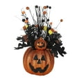 thumbnail image 2 of Estatuilla de Halloween perfecl estatua de maceta de calabaza 28 cm x 25 cm x 38 cm, 2 of 8
