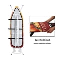 thumbnail image 5 of HELLHERO Ironing Board Protector Cover Lightweight Resists Scorching Elastic Border Hook and Loop Fastener Straps Dustproof Covers Pumpkin Sunflower, 5 of 6