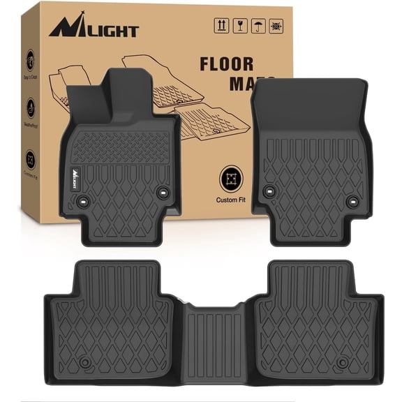 Nilight TPE Floor Mats for Toyota Crown 2023 2024 / Toyota Crown Signia 2025, All Weather Custom Fit Heavy Duty Floor Liners