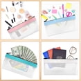 thumbnail image 6 of Clear Pencil Pouch, Ongmies Resistant Pencil Bags with Smooth Zipper, Multipurpose Clear Pouch for Stationery, Office, Travel Supplies, 6 of 9