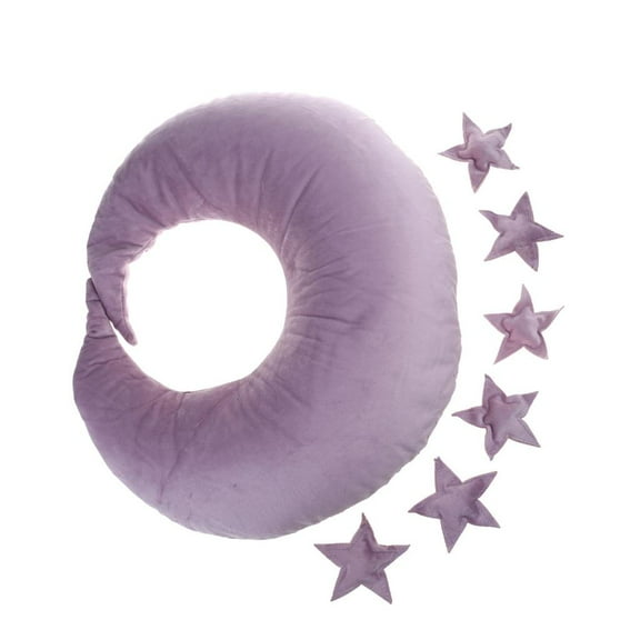 lanema Baby Posing Moon Pillow Stars Set Newborn Photography Props Infants Photo Accessory