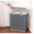 thumbnail image 2 of Honey Peut Faire 2 Compartiments Panier de Tri Pliable - Gris, 2 of 8