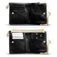 thumbnail image 3 of Womens Wallet Small Rfid Ladies Compact Bifold Leather Vintage Coin Purse With Zipper and Kiss Lock, 3 of 6