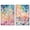 Silver Frame, variant on Joyful Rainfall Set Canvas Set of 2 Maximalist Art by Art Remedy, Gallery Wrapped, 10 x 15