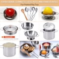 thumbnail image 2 of Set de juegos de cocina Pretend Play para niños, ollas y sartenes, 2 of 6