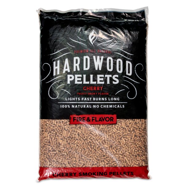 Fire & Flavor Cherry 100 AllNatural Wood Pellets for Smokers and