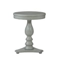 thumbnail image 2 of Powell Stanton Pedestal Accent Side Table, Gray, 2 of 19