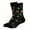 Black-02, variant on Christmas Socks for Women, Funny Crazy Novelty Fun Cute Funky Hoilday Crew Socks