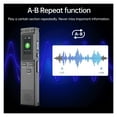 thumbnail image 7 of Digital Voice Recorder with Noise Reduction Voice Activation MP3 Music Player to Recording, 7 of 7