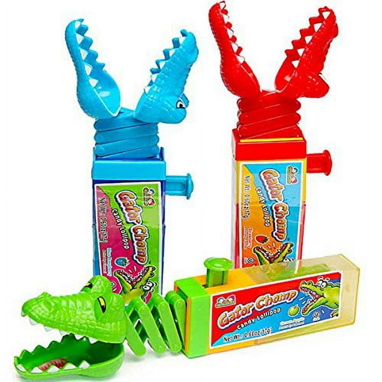 Gator Chomp Jaw Snapping Lollipops - 12-Pop Case - Walmart.com