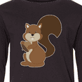 thumbnail image 4 of Inktastic Squirrel Long Sleeve Youth T-Shirt, 4 of 5