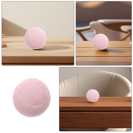 WHAMVOX 5 Pcs Girls' Stylish Tennis Balls For Training Lightweight Tennis Balls For Training And Competitions Elastic Tennis Balls For Play