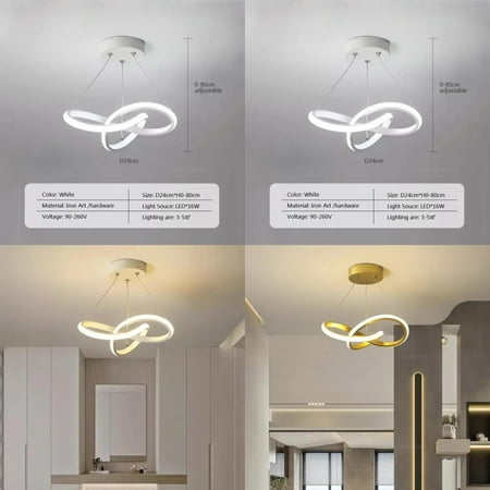 

FPWNGL Nordic LED Ceiling Pendant Lamp Dining Room Corridor Lamp Bedroom Living Room Personality Simple Illumination Light