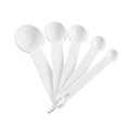 thumbnail image 4 of Longjian 5 Pieces Measuring Spoons Teaspoon Kitchen Scoops Cooking Accessories White 1Set, 4 of 6