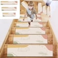 thumbnail image 1 of Alfombrilla antideslizante para la escalera 26"x10" | Alfombra de poliéster engrosado autoadhesivo | Alfombra escalonada de escaleras de color sólido, lavable y reducidora de ruido | Ajuste seguro, 1 of 6