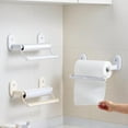 thumbnail image 5 of Suction Cup Paper Towel Holder, Adjustable Self Adhesive Toilet Paper Towel Holder, One Hand Operable Paper Towel Holder Wall Mount Self Adhesive, for Kitchen Refrigerator Grill RV, 5 of 5