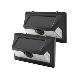 Hyper Tough 800 Lumen Solar Motion Security Light 2-Pack