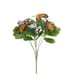 thumbnail image 2 of Decoraciones De Plástico 1 mariposa artificial con flores doradas en dos tonos para ramos de boda y decoración del hogar. JASKFLY, 2 of 9