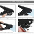 thumbnail image 2 of Elliptical Punch, Badge Hole Punch For Id Card, Pvc Slot And Paper, Heavy-duty Hole Punch For Pro Use, 2 of 2
