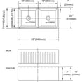 thumbnail image 7 of 33 inch White Fireclay Farmhouse Sink, Double Bowl Workstation Apron Front Farm Kitchen Sink, Reversible Ceramic Porcelain Farmhouse Kitchen Sink with Ledge and Accessories, 7 of 7