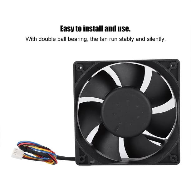 Enfriador De Ventilador De Refrigeración De 12V SHLF1212BHE-02 DC12V 1.6A 12CM