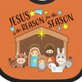 thumbnail image 4 of Inktastic Jesus is the Reason for the Season Christmas Nativity Boys or Girls Baby Bib, 4 of 4