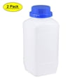 thumbnail image 1 of Botella de Reactivo de Laboratorio de Boca Ancha de Plástico Uxcell 1500ml/50.7oz Translúcido 2 Contadores, 1 of 5
