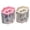 Pink+Beige, variant on Double Hole Pencil Sharpener 2 Pack, Manual Handheld Sharpener for Standard & Colored Pencils, Compact Plastic Sharpener with Shavings Container - Random Colors