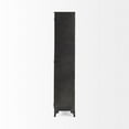 thumbnail image 3 of Mercana Poppy II 73.8" H Black Metal With Glass Door Display Cabinet, 3 of 7