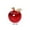 Red, variant on Crystal Apple Figurine Christmas Table Decoration Hand Blown Glass Apple Statue Fruit Figurine Ornament for Christmas Gift Birthday Wedding Home Living Room Dining Table Decor