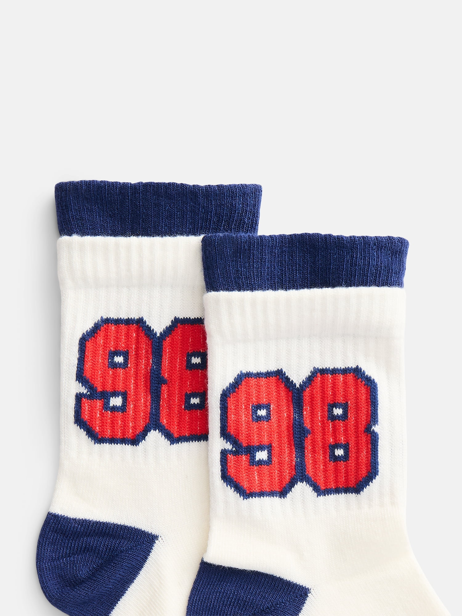 No Boundaries Women's Ribbed Mid Crew Socks with Double Cuffs, 6 Pack, Shoe Sizes 4-10