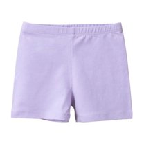 XBASW Toddler Kids Girls Bike Shorts Workout Sports Shorts Soild Color Summer Cotton Short 2-12T