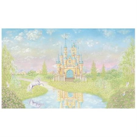 York Wallcoverings York Kids IV Princess Full Wall Mural