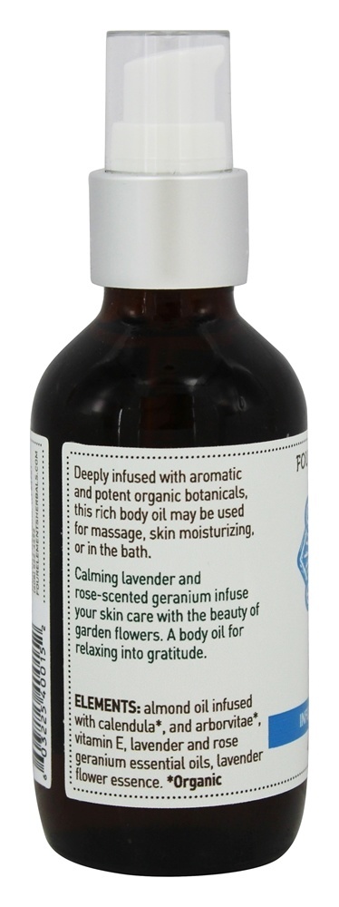 Four Elements Organic Herbals Relax Body Oil 4 oz Oil - image 2 of 2