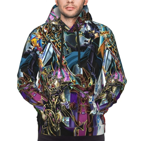 Unsiex Yu Gi Oh Hoodie Cartoon Pullover Hoodies 3D Graphic Hooded Sweatshirts For Men Women