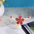 thumbnail image 4 of Figuras de flores de cristal coleccionables, adornos de flores pequeñas, pisapapeles, decoración de mesa para el hogar y la oficina, 4 of 5