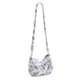 thumbnail image 2 of Vera Bradley Women's Cotton Frannie Crescent Crossbody Bag Magnifique Floral, 2 of 3