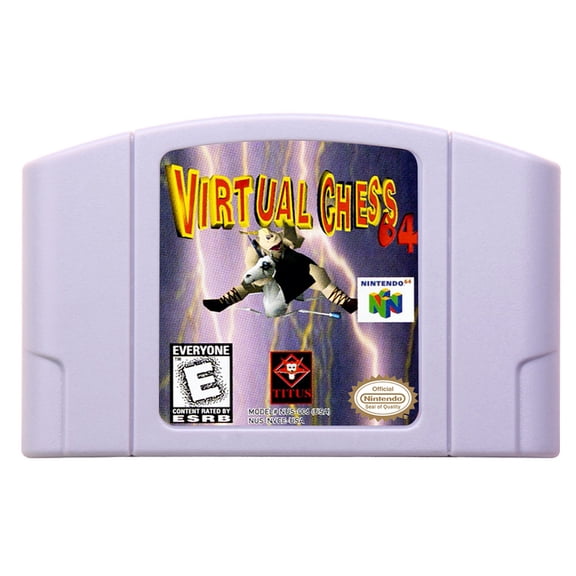 Video Games Compatible for the n64 console, replacement cartridge for Virtual Chess 64 NTSC