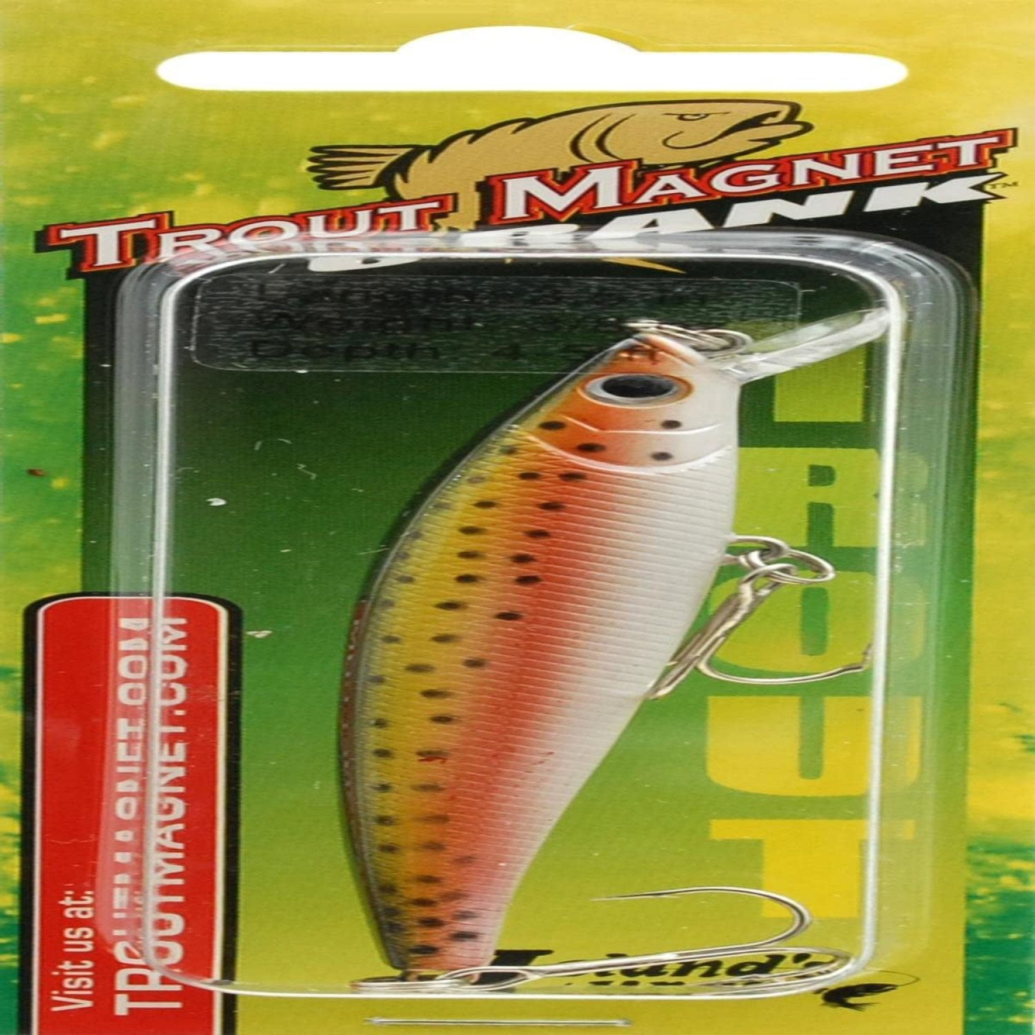 Trout Crank Bait, Rainbow Trout, 3.5Inch, Number one in fishing sports