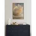thumbnail image 6 of Kate and Laurel Sylvie Beaded Shades of Day Vintage Framed Canvas Wall Art by Mary Sparrow, 23x33 Gold, Modern Abstract Cloudy Landscape Art for Wall, 6 of 7