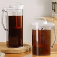thumbnail image 2 of JingChun Compact Cold Brew Coffee Maker, Large Capacity Iced Tea and Coffee Maker Brewer Space Saving Tritan Pitcher, Mesh Filter, Leak-Proof, 2 of 2