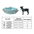 thumbnail image 3 of OutmaxHome Spiked Dog Collar Soft Leather Funny Rivet Spike Studded Puppy Collar Adjustable Outdoor Pet Dog Collar for Small Medium Large Dogs Cats Chihuahua Bull Dog Collars, 3 of 3